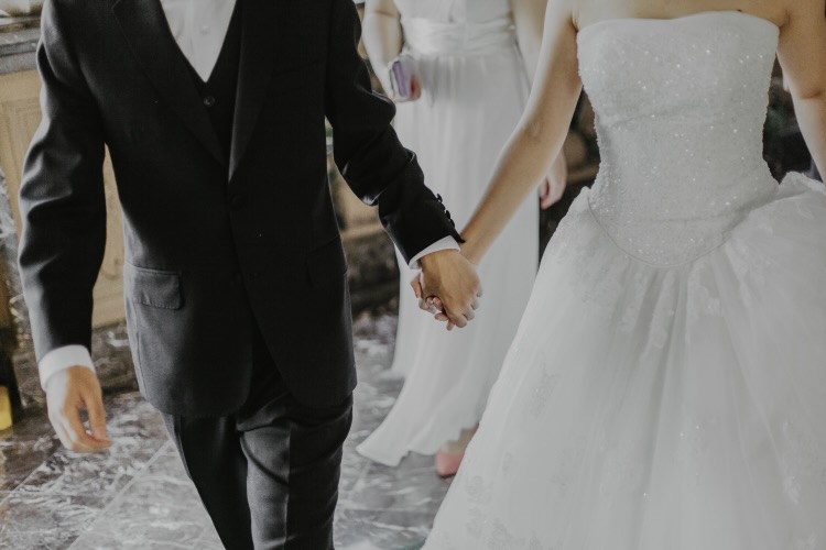 bride and groom 